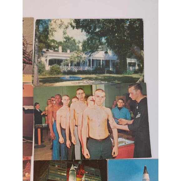 Postcards Vintage Lot Of 16 Blank Jackie O NASA Dentist George Bush Kennedy - Picture 3 of 14